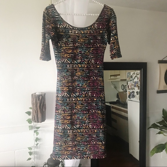 Rue21 Bodycon Tribal Print Mini Dress - Picture 4 of 7